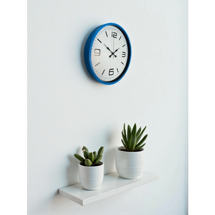 Zentime 36 Cm Mavi Dekoratid Duvar Saati