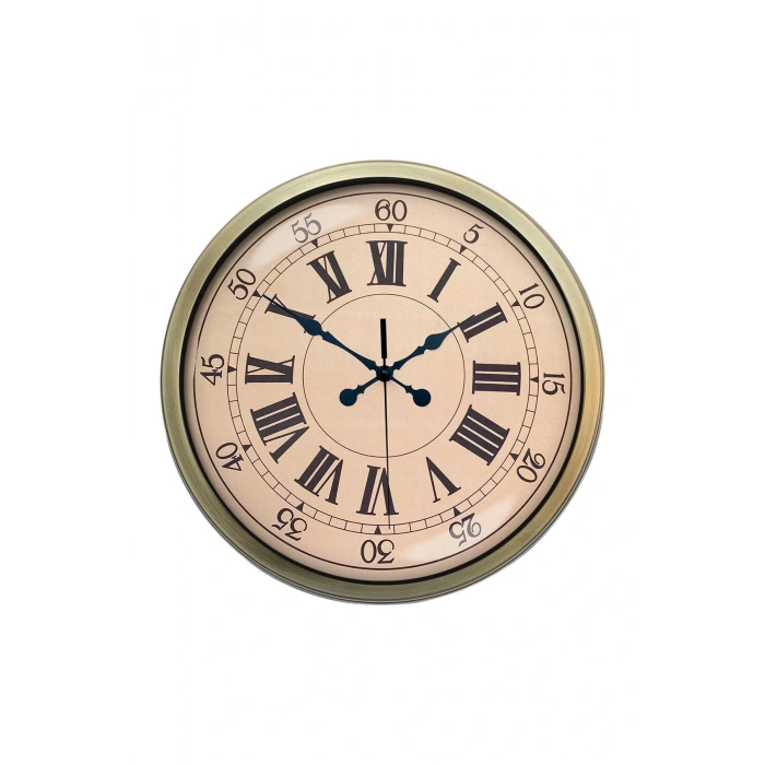 Zentime 40 Cm Eskitme Vintage Duvar Saati