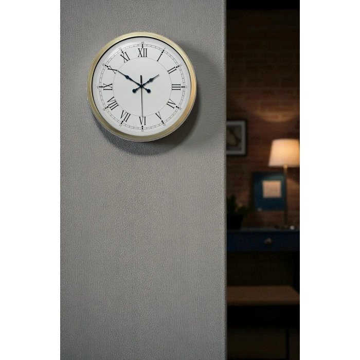 Zentime 40 Cm Eskitme Vintage Duvar Saati