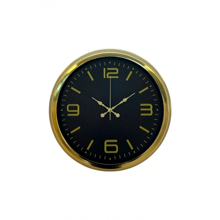 Zentime 40 Cm Gold Lüks Duvar Saati