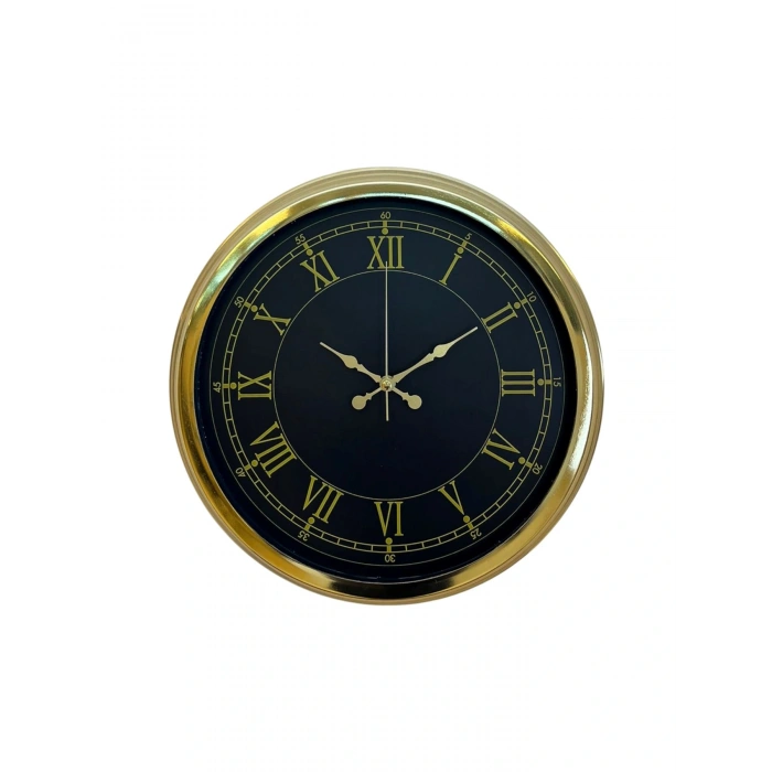 Zentime 40 Cm Gold Lüks Duvar Saati