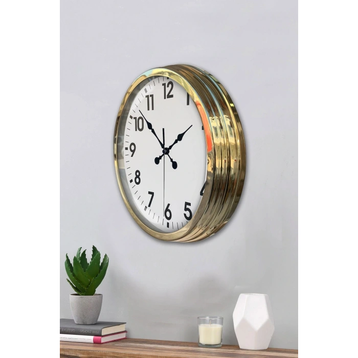 Zentime 40 Cm Gold Luxury Wall Clock