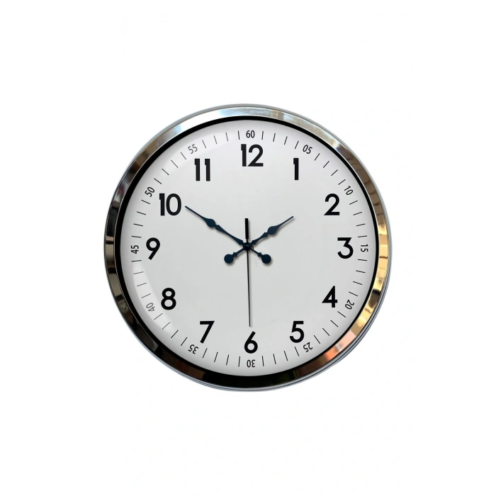 Zentime 40 Cm Krom Elegance Duvar Saati