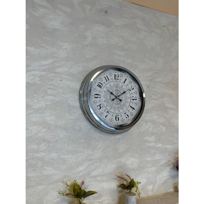 Zentime 40 Cm Krom Elegance Duvar Saati
