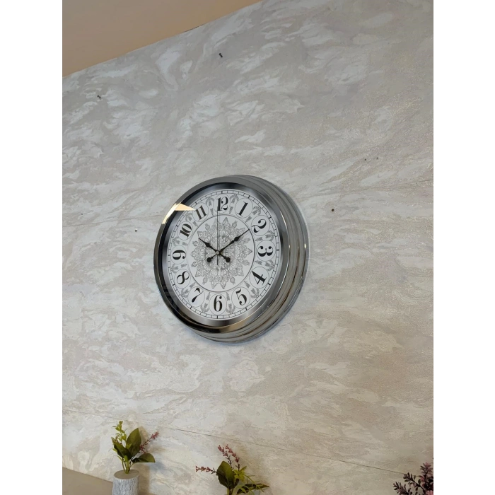 Zentime 40 Cm Krom Elegance Duvar Saati