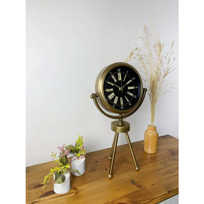 Zentime Antique Vintage Tripod Wall Clock