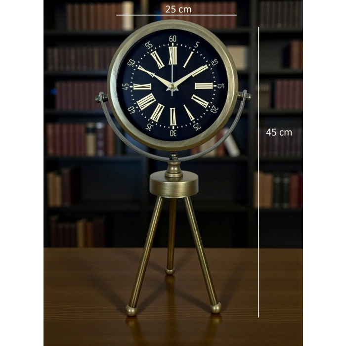 Zentime Antique Vintage Tripod Wall Clock