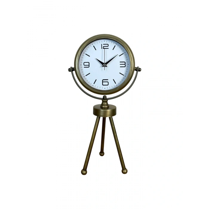 Zentime Antique Vintage Three-Legged Table Clock