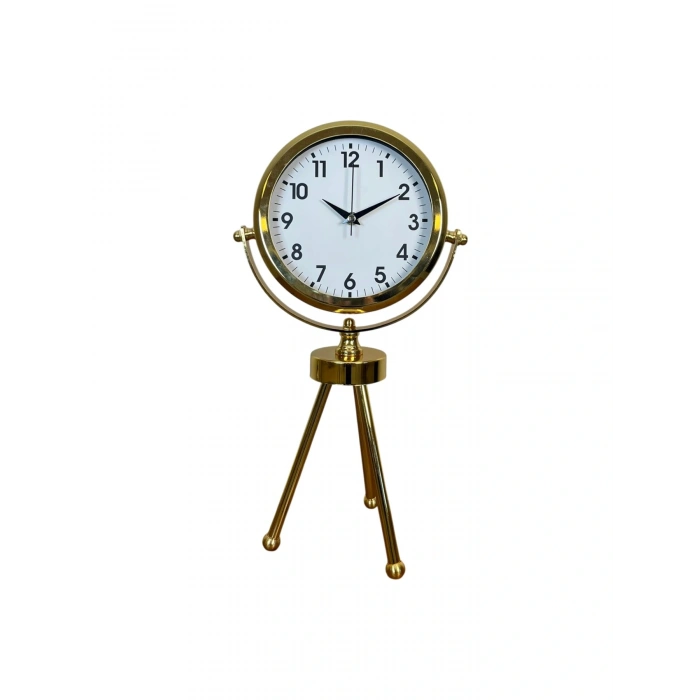 Zentime Gold Luxury Three-Legged Table Clock