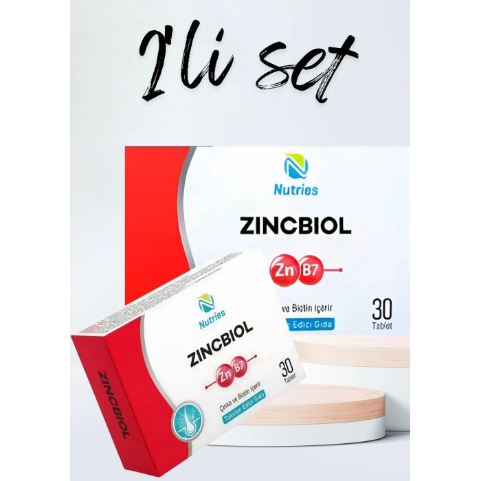 Zincbiol Çinko Takviyesi 30 Tablet – 2’li Avantaj Paketi