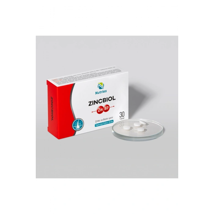 Zincbiol Çinko Takviyesi 30 Tablet – 3’lü Ekonomik Set