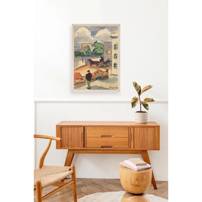 Zolo Palugyay Ahşap Çerçeveli Tablo 17 x 23