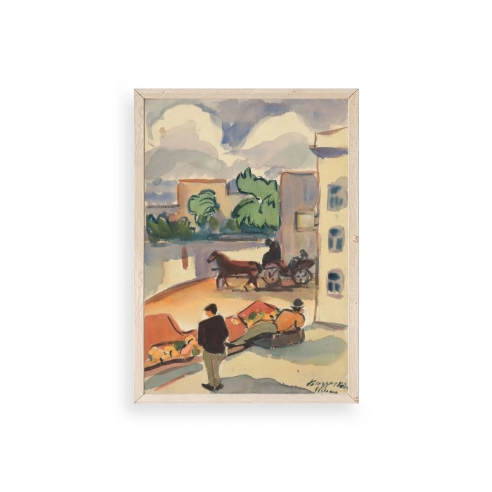 Zolo Palugyay Ahşap Çerçeveli Tablo 23 x 30