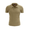 %100 Pamuk Polo T-Shirt IMPERO BEJ