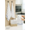 10 Piece Luxurious Dish Drying Cloth and Kitchen Towel 50x70 Cm Daily White