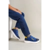 1007 Montana Kids Shoes Navy-Blue-Yellow