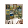 12 Parça Çerçeve Görünümlü Mdf Tablo Seti 15 x 20