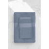 2 Parça Battal Lüks Premium Banyo Spa Havlu Takımı 90x160 Cm İndigo