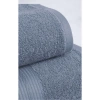2 Parça Battal Lüks Premium Banyo Spa Havlu Takımı 90x170 Cm İndigo