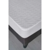 200X200 Kapitoneli Çift Kişilik Sıvı Geçirmez Alez Fitted Geçmeli Yatak Koruyucu