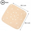250 Pieces Air Fryer Baking Paper Disposable Air Fryer Oil-Proof Non-Stick Food Baking Paper Perforated Square Model (5365)