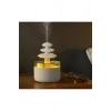 3 Katlı Şelale YAĞMUR Tasarımlı Ultrasonik Aroma Difüzör – 6 Renk LED Işıklı Hava Nemlendirici