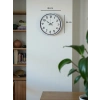 36 Cm Beyaz Dekoratif Duvar Saati