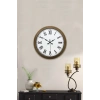 36 cm Eskitme Metal Roma Rakamlı Duvar Saati