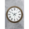 36 cm Eskitme Metal Roma Rakamlı Duvar Saati