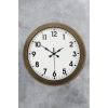 36 cm Eskitme Metal Standart Duvar Saati
