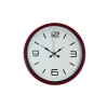 36 Cm Kırmızı Modern Dekoratif Duvar Saati