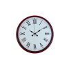 36 Cm Kırmızı Roma Rakamlı Duvar Saati