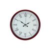 36 Cm Kırmızı Roma Rakamlı Duvar Saati
