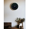 36 Cm Cream Gold Numbered Wall Clock