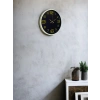 36 Cm Cream Gold Numeral Wall Clock