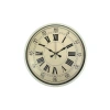 36 Cm Krem Retro Tasarım Duvar Saati