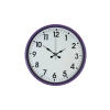 Zentime 36 Cm Purple Decorative Wall Clock