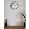 36 Cm Sade Dekoratif Duvar Saati