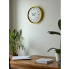 36 Cm Sarı Dekoratif Duvar Saati