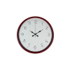 36 Cm Standart Kırmızı Duvar Saati