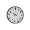 Zentime 36 Cm Cream Decorative Wall Clock