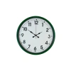 Zentime 36 Cm Green Decorative Wall Clock
