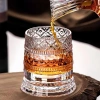 360 Derece Dönen Bardak - 280 ml - Kristal Cam