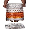 360 Derece Dönen Bardak - 280 ml - Kristal Cam