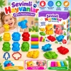 3d Hayvanlar Hamur Seti 200 Gram Eğlenceli Oyun