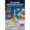 3D Kalem Seti (MAVİ) Dijital Göstergeli + 3 Renk Filament Hediyeli Eğitici Yazıcı ABS/PLA Uyumlu