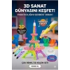 3D Kalem Seti (SARI) Dijital Göstergeli + 3 Renk Filament Hediyeli Eğitici Yazıcı ABS/PLA Uyumlu