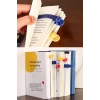 3’lü Otomatik Kitap Ayıracı – Akıllı Silikon Yer İmi Klips Seti, Okuma Severler İçin Pratik Kitap Aksesuarı