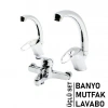 3LÜ SET   BANYO - EVYE MUTFAK - LAVABO   AÇ KAPA  MİX BATARYA MUSLUK (5365)