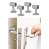 4 Adet Çok Amaçlı Vakumlu Kapı Stoperi,Kablo Organizeri,Telefon Sabitleyici (5365)